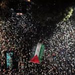 istanbulda gazzeye destek yuruyusunde 100 bin kisi jhGRbHYX