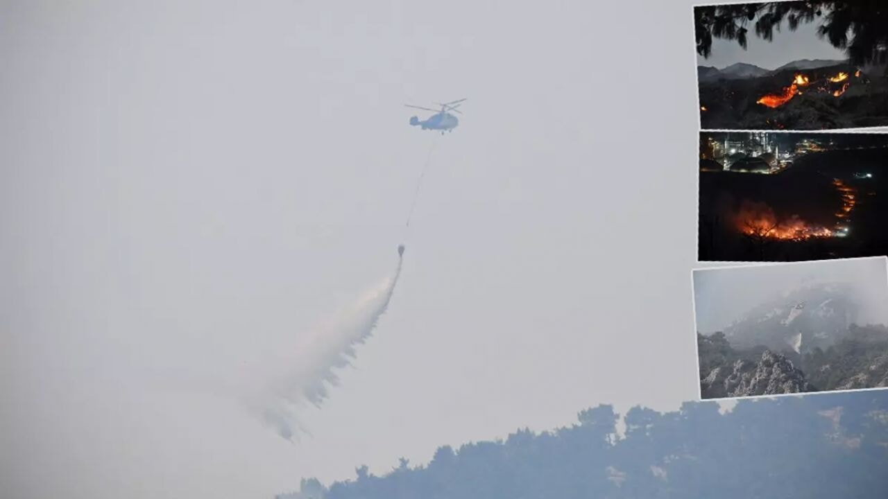 Mersin'in iki ilçesinde orman yangını! Binlerce kişi tahliye edildi 71 mersinin iki ilcesinde orman yangini binlerce kisi tahliye edildi bLeDGWAJ