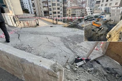 ankarada insaat hafriyatinda toprak kaydi 17 katli bina tahliye edildi QY1vhVjV