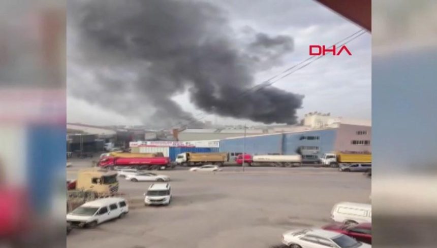 ankarada sanayi sitesinde yangin panigi BwPGOA9Z