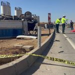 araba kamyonetle carpisti zit donen aracta 1 kisi hayatini kaybetti CNPxJxWh