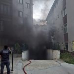 arabada patlama sonrasi otoparkta yangin9 kisi tahliye edildi ehLc818l