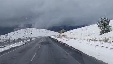 ardahanin yuksek kesitlerine kar yagdi Xbc9prVE