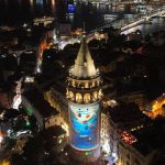 galata kulesine sifir atik forumu temali gorseller yansitildi pM3RCWxM