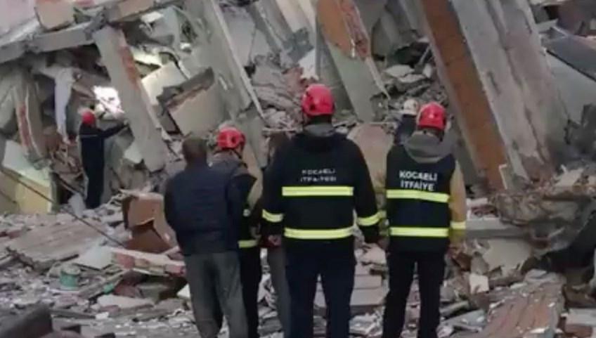 gebzede 6 katli bina coktu arama kurtarma calismasi suruyor BTKlOkgh