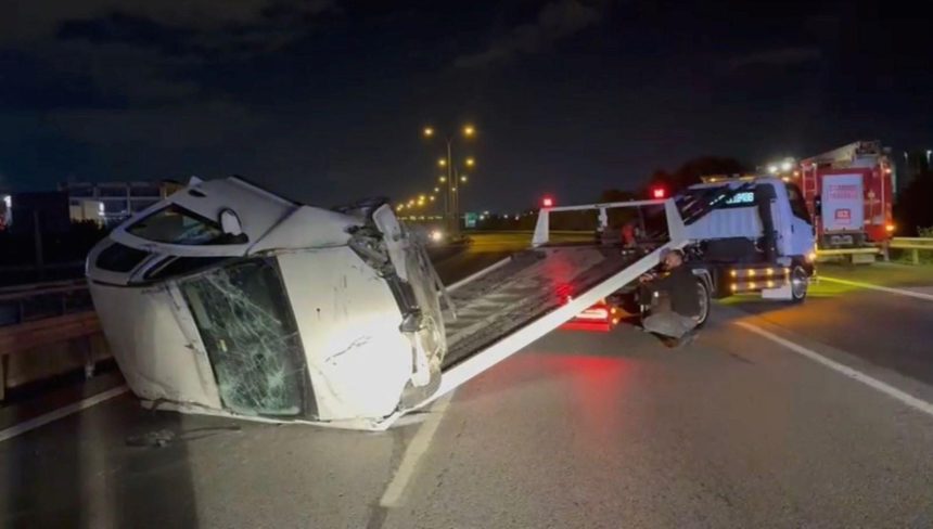 geriden carptigi arabaya takla attirdi dort kisi yaralandi K8bz7HD8