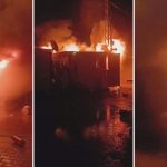 hatayda konteyner yangini anne ile cocuklari dumandan etkilendi OMLOp1VO