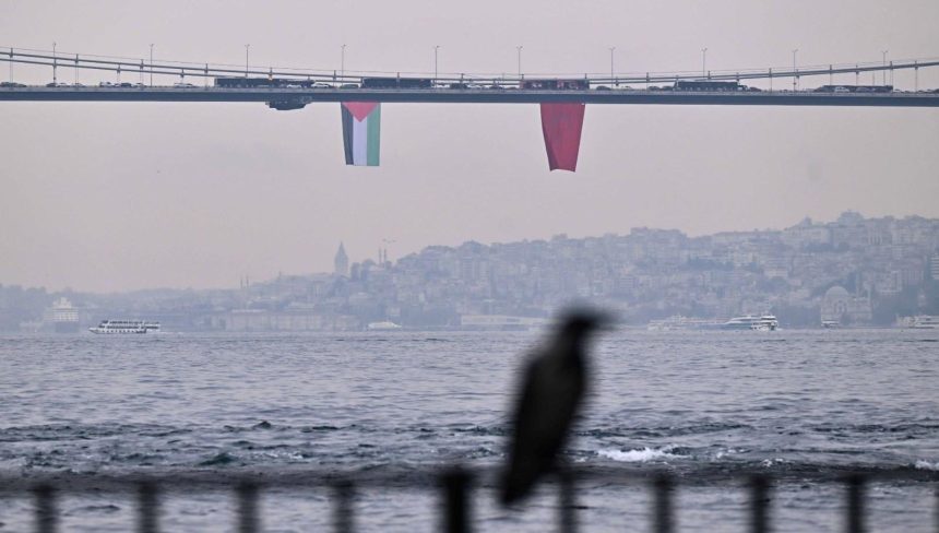 Köprülere Filistin bayrağı asıldı 71 koprulere filistin bayragi asildi k2zJ5wV4