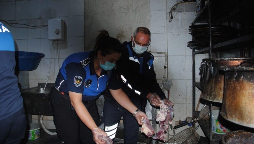 sanliurfada 1 ton bozuk et ele gecirildi ib6sBT8O