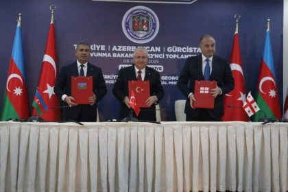 turkiye azerbaycan gurcistan savunma bakanlari ankarada gorustu Bt3tuBHy