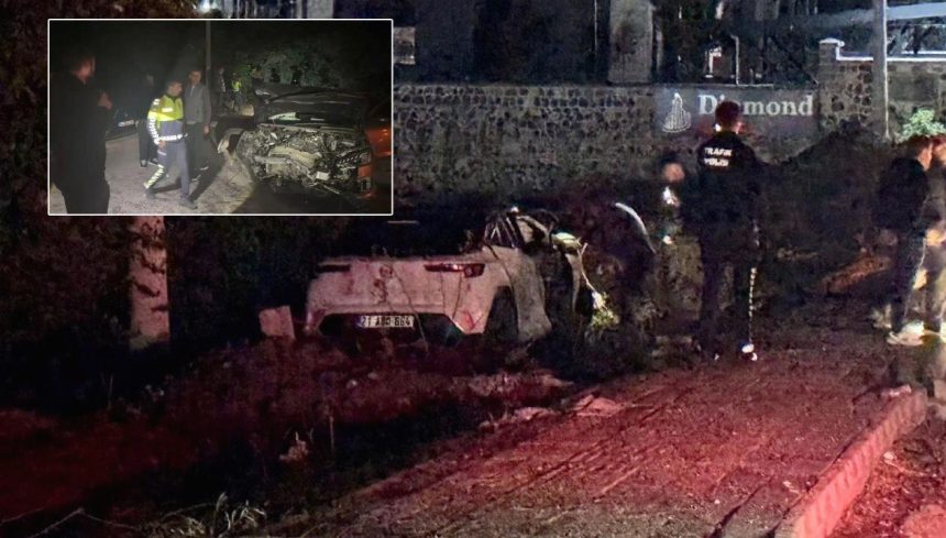 Uygulama noktasından kaçan araba, 3 araca çarptı: 7 yaralı 71 uygulama noktasindan kacan araba 3 araca carpti 7 yarali tfeZl9tS