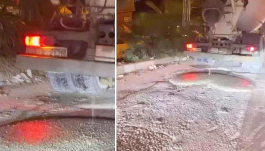 yola beton doken mikserin soforune para cezasi HrhRWwAu