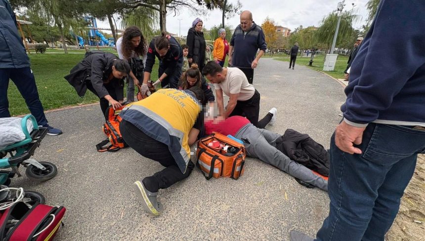 yuruyus icin gittigi parkta kalp krizi gecirdi MAs9JFtz