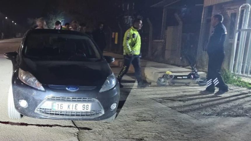 bursada kaza skuter soforu agir yaralandi OpGcAO7I