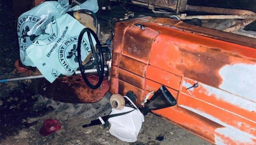 Devrilen traktörün sürücüsü öldü 71 devrilen traktorun surucusu oldu geLa4VYw