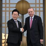 guney kore devlet baskani ankarada cumhurbaskani erdogan resmi merasimle karsiladi hTWWeYWi