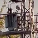 igdirda elektrik trafosunda yangin panigi sDzAaJW1