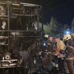 izmirde belediye otobusu seyir halindeyken yandi ORuGGZAN