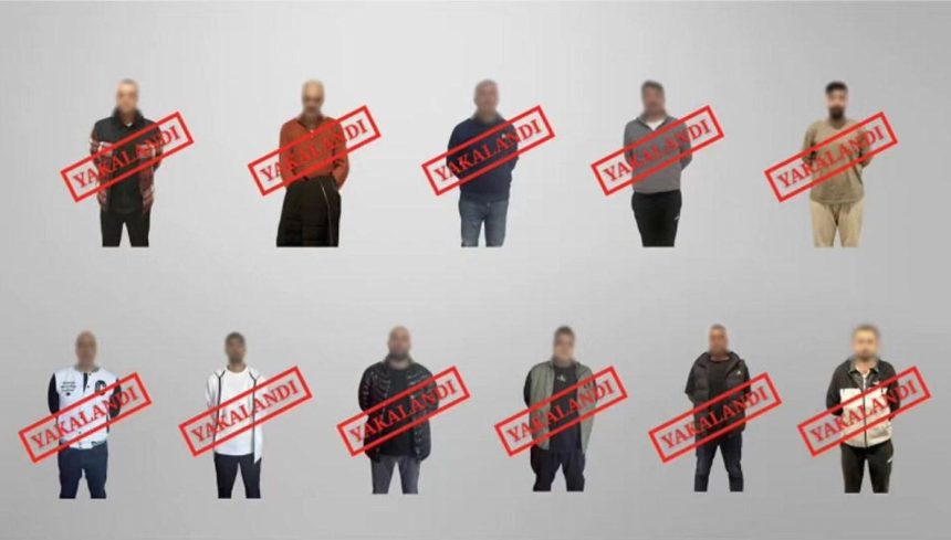 kirmizi bultenle ve ulusal duzeyde aranan 11 kisi yakalandi hrgHemy2