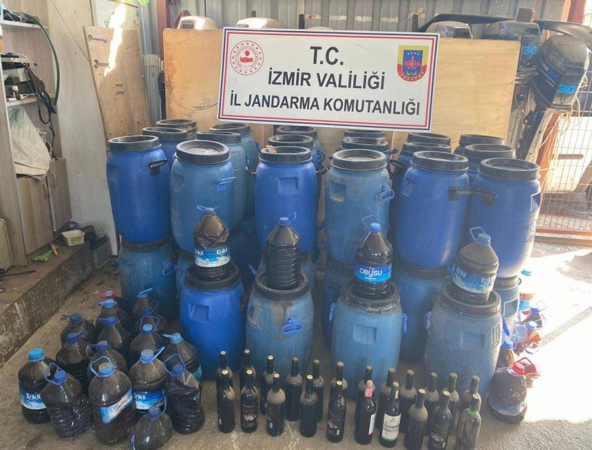 Konutta uydurma şarap üretip satıyorlardı: 2 gözaltı 71 konutta uydurma sarap uretip satiyorlardi 2 gozalti c576nzrT