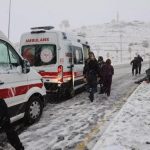 nevsehirde kar yagisi sonrasi feci kaza LVOWI8gq