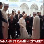 papa sultanahmet camiinde ayakkabi ayrintisi dikkat cekti 2q9nInin