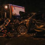 temde kaza araba kamyonete carpti 2 kisi yaralandi 8LLAASSF