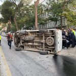 ticari arac takla atti sofor yaralandi rVNwesMK