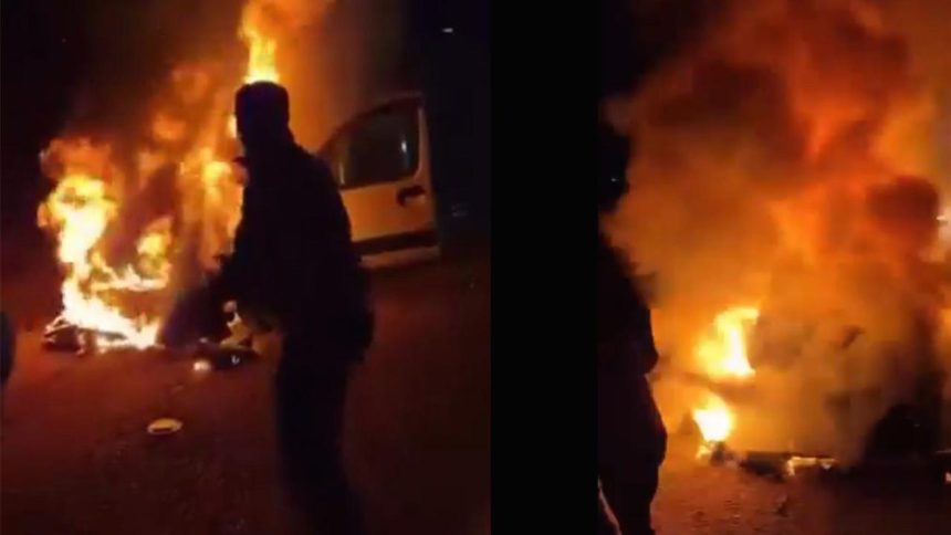 Yanan araçtaki aileyi cezaevi işçisi kurtardı 71 yanan aractaki aileyi cezaevi iscisi kurtardi ZLRk9Uku