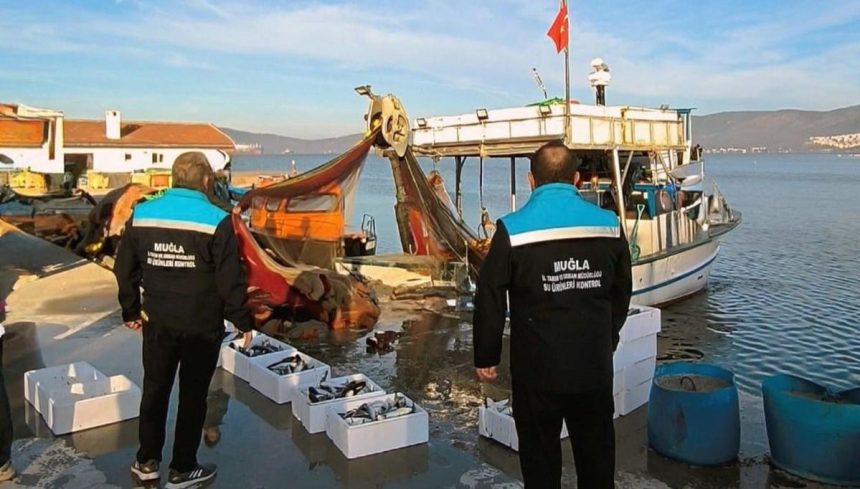 yasak ag ile avlanan baliklara el konuldu Y17C2xSh