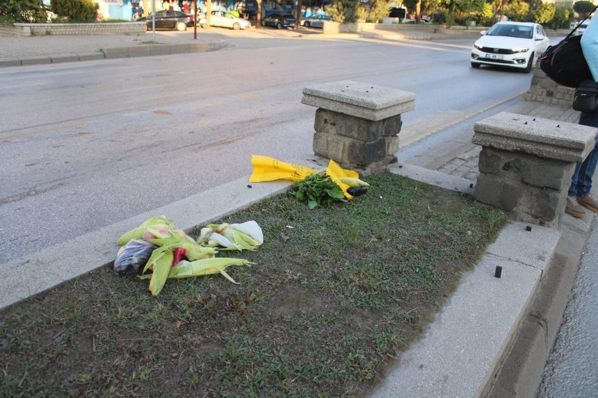 yolun karsisina gecmeye calisan yasli adama araba carpti 2kFtdeWp