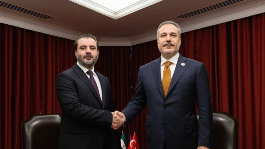 Bakan Fidan, Suriye Dışişleri Bakanı Şeybani ile bir araya geldi 71 bakan fidan suriye disisleri bakani seybani ile bir araya geldi xNyKBG6U