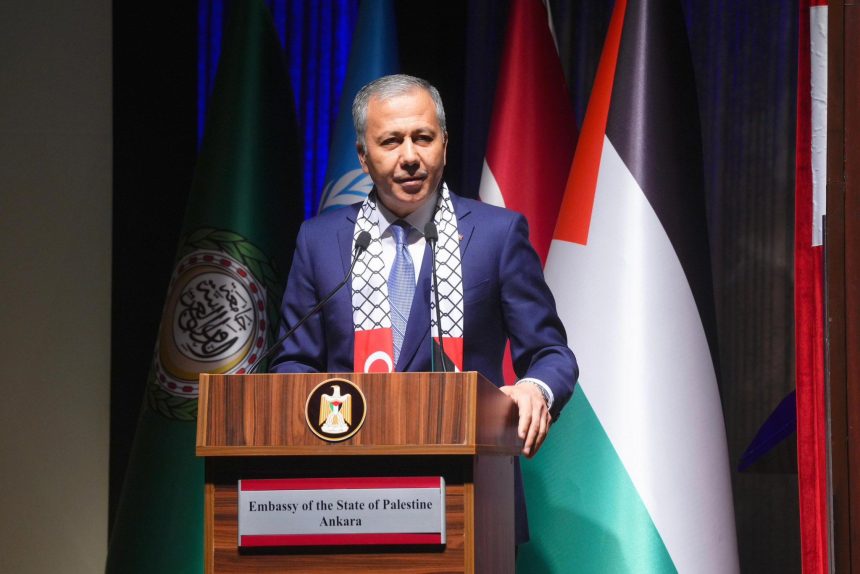 bakan yerlikaya turkiye filistin halkinin yaninda olacaktir 2TXSlRYC