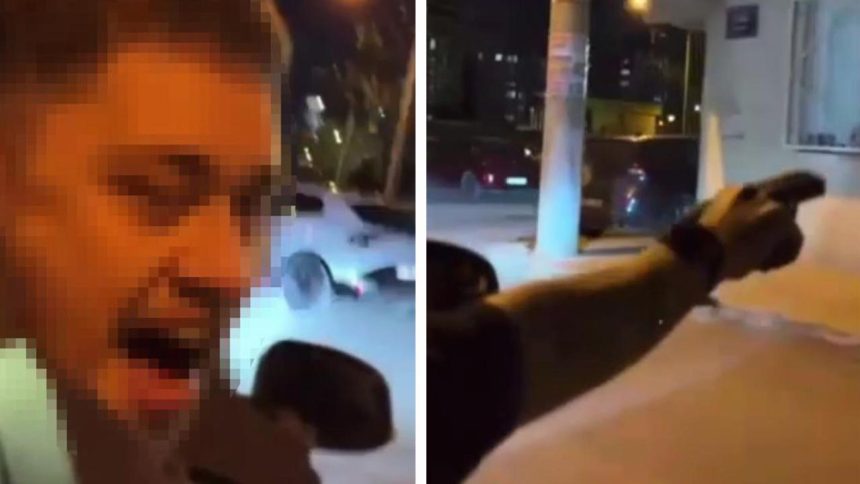 izmirde otomobilden ates acip o anlari toplumsal medyada paylasti v7RkHlZu